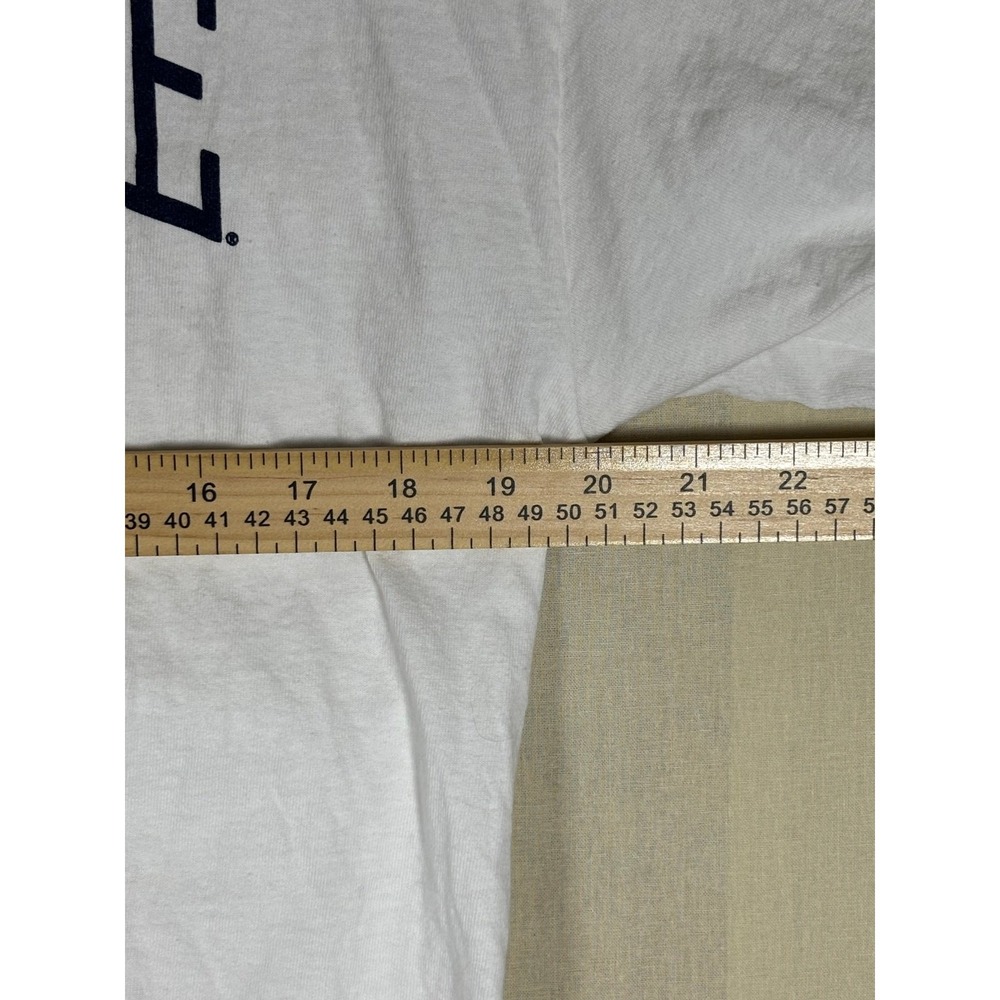 Champion Penn State Long Sleeve‎ T-Shirt Mens White Navy Blue Collegiate Tee - Picture 5 of 12